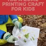 Kids are creating a craft project using printing from KiddyCharts.com.