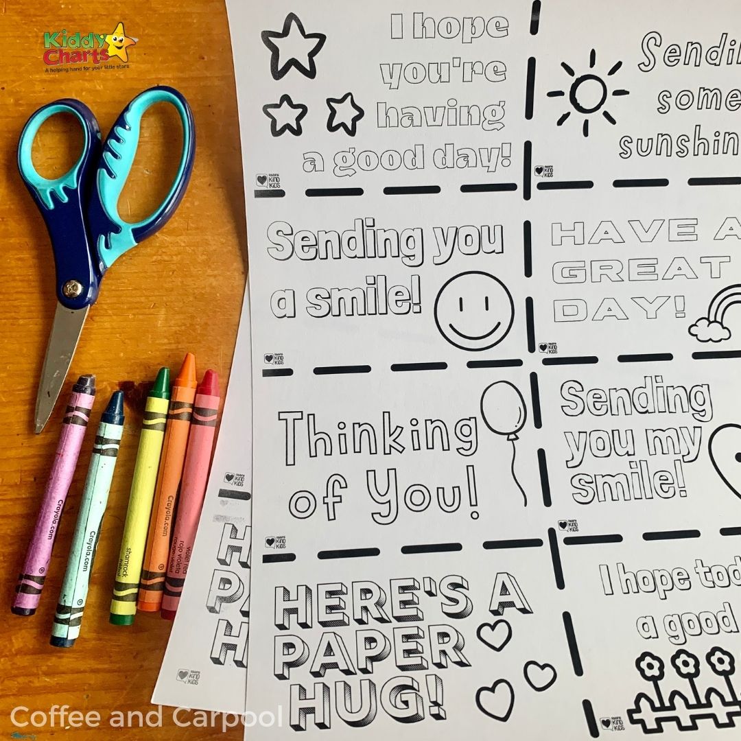 Ideas for kids using kindness Note Cards