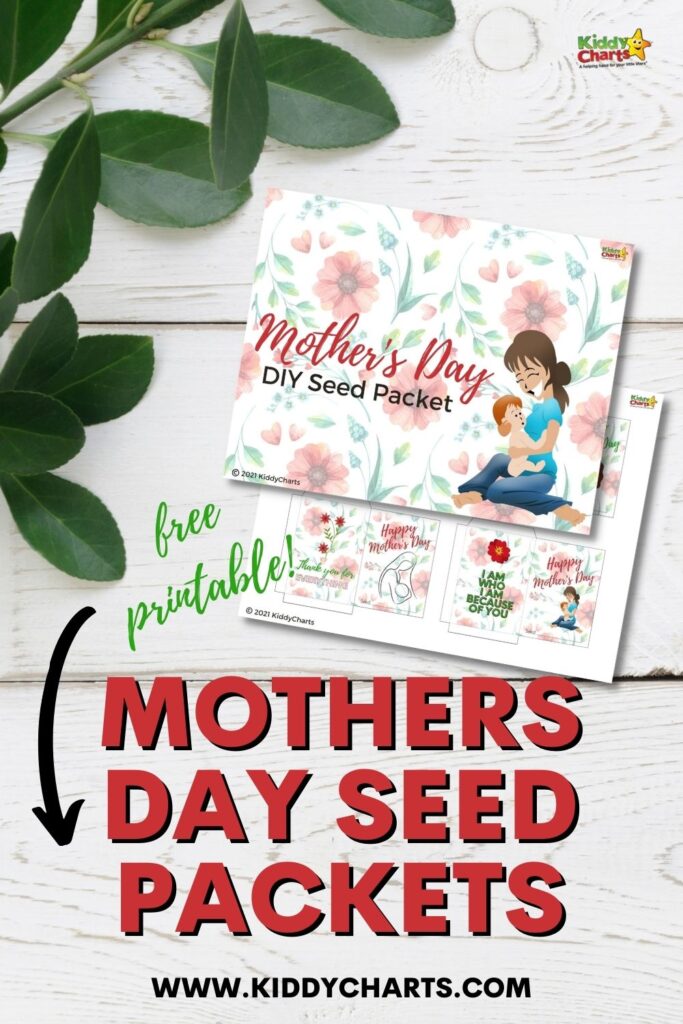 Mother's Day seed packets