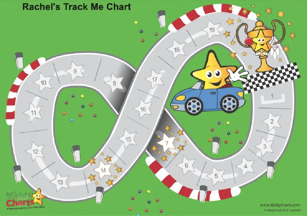 Potty training charts