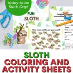 Kiddye Charts K C declare today to be Sloth Day! FUN Complete sloth SLOTH unscrambling Hs 1. Sloths sleep for about C lady. VO (td _(tdoe). How many sloths can you count? 1 90% of thei spu) down. It (y :af! etter at SLOTH COLORING AND ACTIVITY SHEETS MOMMYSNIPPETS.COM FOR KIDDYCHARTS.COM.
