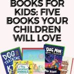 This image is showcasing five books about animals that children will love.