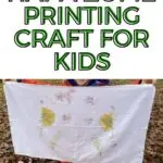 Kids are creating a craft project using printing techniques from the website Kiddy Charts.