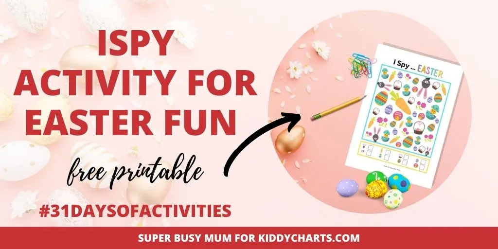 iSpy activity for Easter fun 