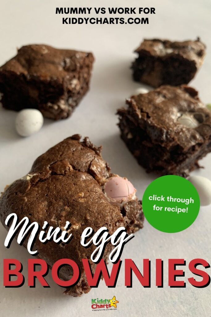 Mini egg brownies 
