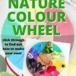 The image shows a colorful wheel of nature, and provides instructions on how to make a similar wheel of one's own.