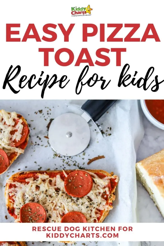 Easy pizza toast recipe for kids
