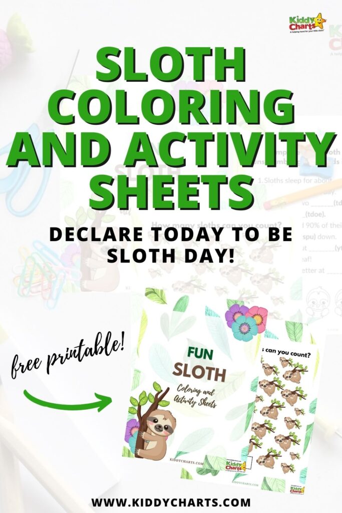 Sloth coloring