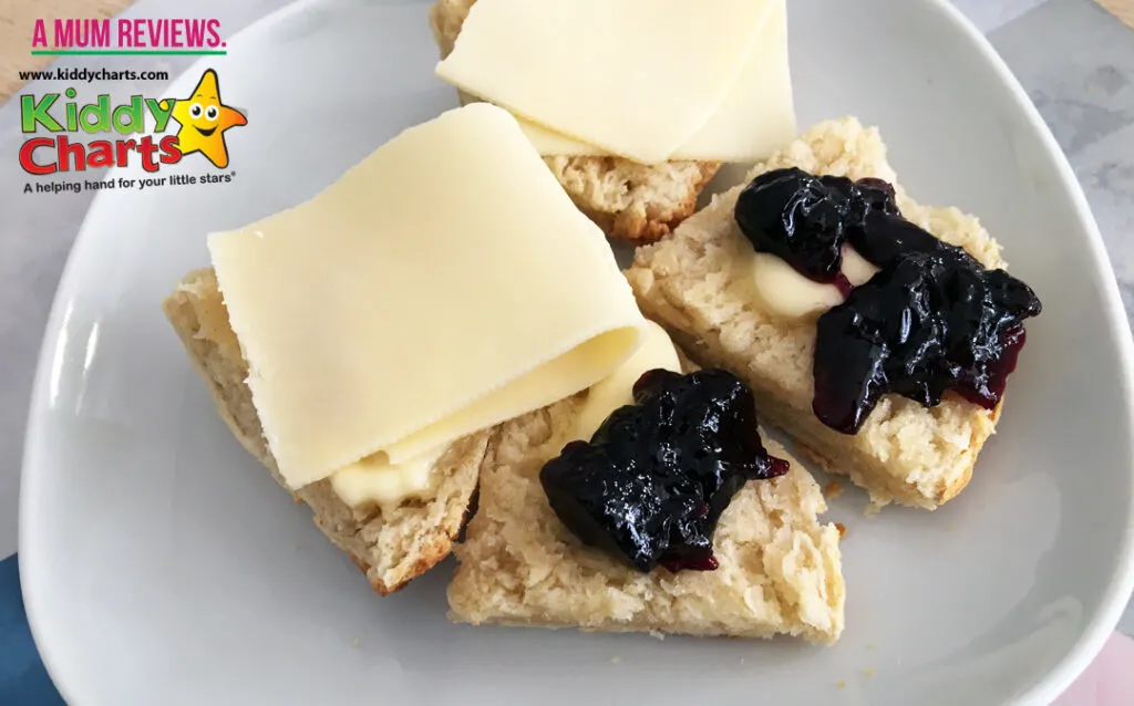 Swedish scones recipe with butter and jam