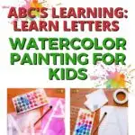 HOMESCHOOLING IN PROGRESS FOR KIDDYCHARTS.COM ABC'S LEARNING: LEARN LETTERS WATERCOLOR PAINTING FOR KIDS O Homeschooling in Progress for kiddycharts.com Homeschooling in Progress Tor kiddycharts.com Kiddy Charts.