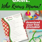 BABY SHOWER GAME: Who Knows Mama! Who Knows How many questions can you answer correctly? mama? See if you know their the best! What is their biggest craving? What is their favorite dessert? How many kids does she want to have? What is their first job ?. download What is their shoe size ?. How many siblings does she have? your free When is their birthday? printable! How old is she'? What car does she drive ?. What is their biggest pet peeve? What is their favorite part of pregnancy? How many hours of sleep does she get right now? Where did she grow up ?. When is their due date? How did she meet Daddy? Copyngha 6/2020 kiddycham.com Kiddy Charts KIDDYCHARTS.COM.