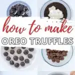 In this image, instructions are being given on how to make Oreo Truffles using Kiddy Charts.