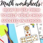 This image is a worksheet with instructions on how to use ladybird math worksheets to help children succeed in school.