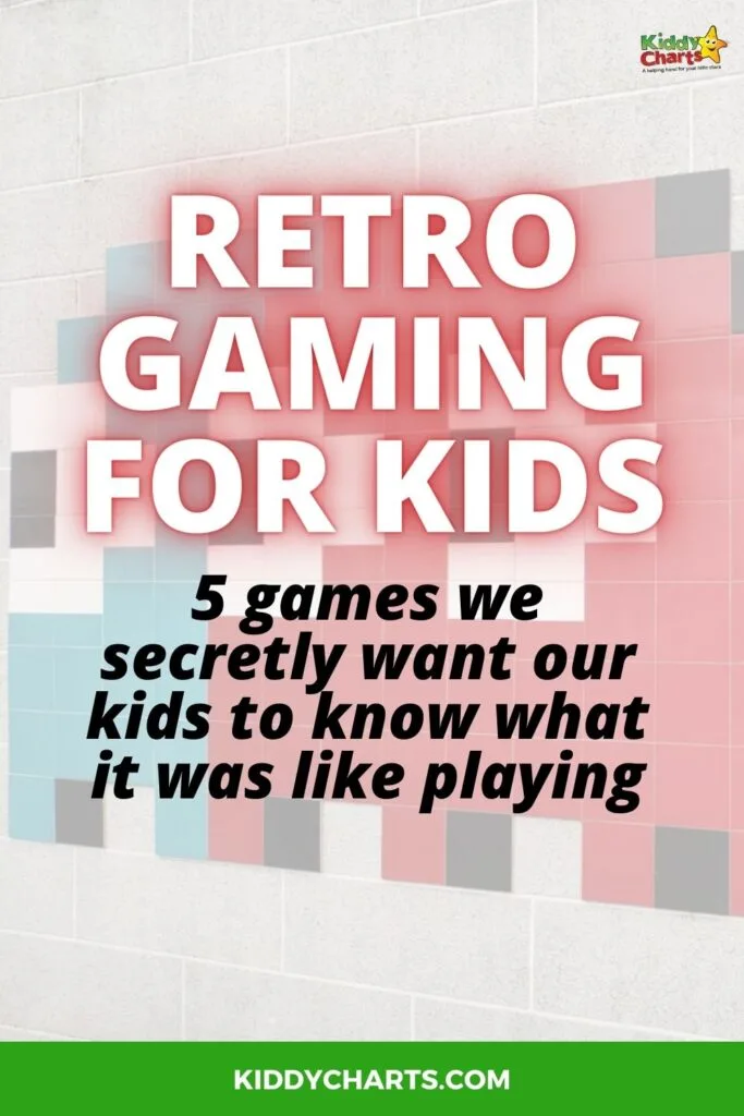 Retro gaming for kids