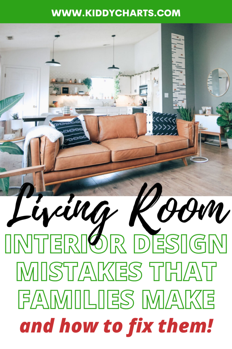 Living Rooms and Design - Do Families Go Wrong - kiddycharts.com