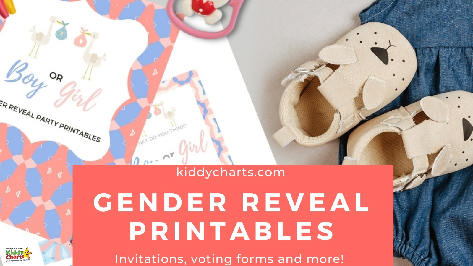 Gender reveals Party Printables 