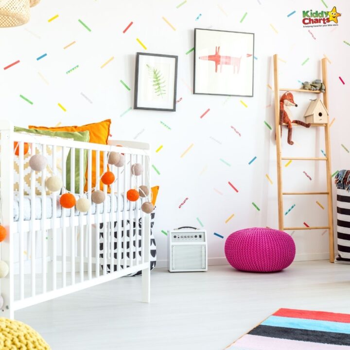 A cozy nursery room is filled with furniture, including an infant bed, providing a comfortable and safe space for a young child.