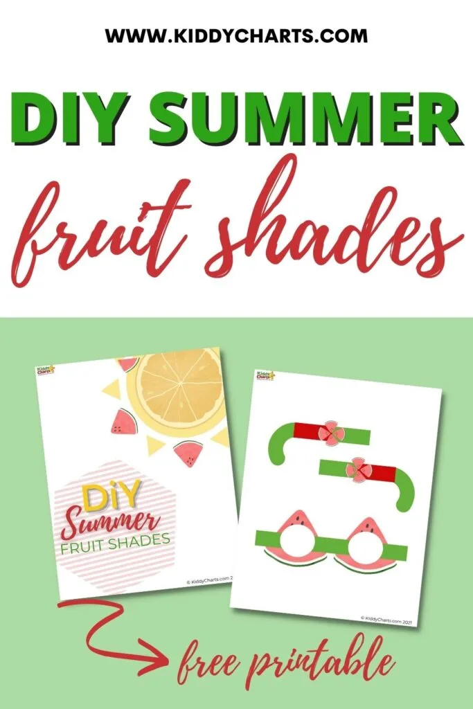 DIY summer fruit shades