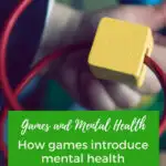 This image is promoting the Kiddy Charts website, which provides games to introduce mental health concepts to children.