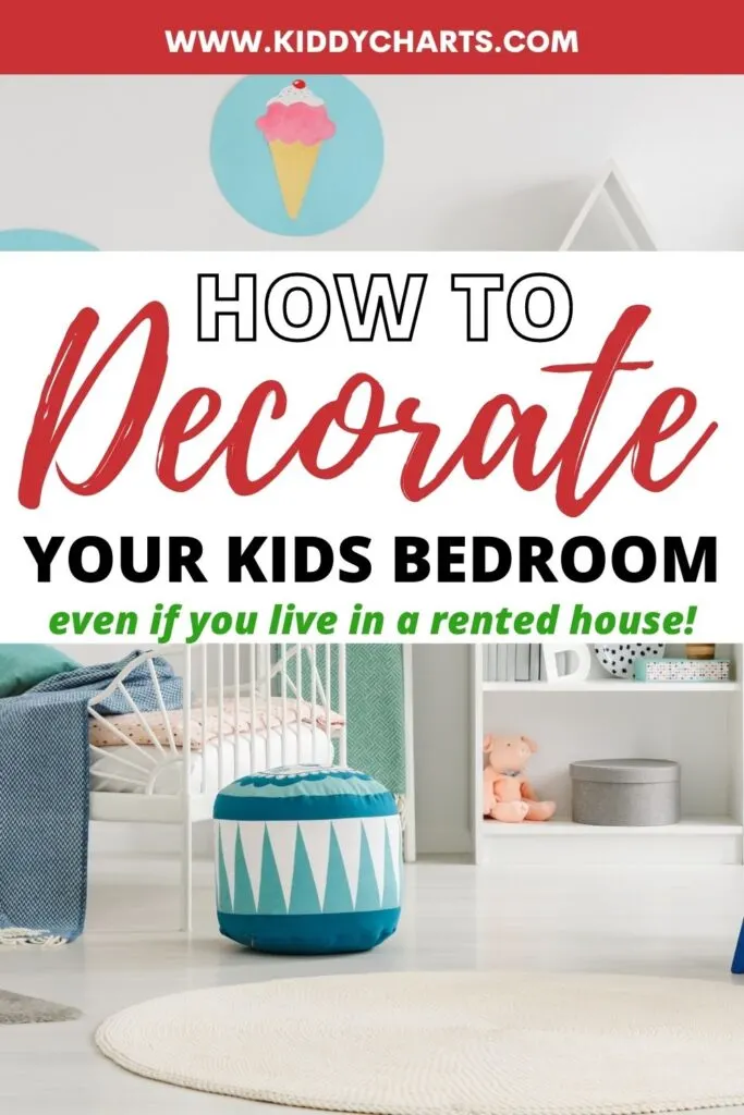 How to decorate a children’s bedroom in a rented property