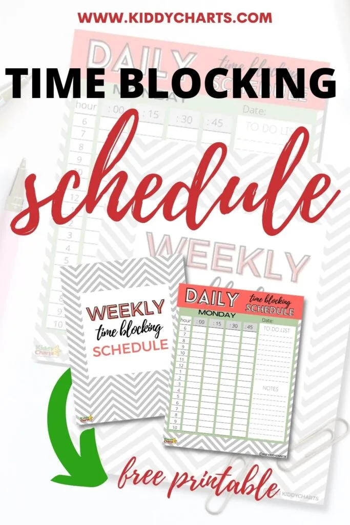 Time blocking schedule: Get organised weekly with this free tool