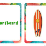 A child is designing a surfboard chart while surfing on the waves.