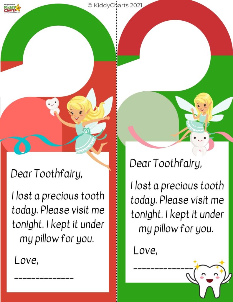 A child is asking the tooth fairy to visit them after they lost a tooth and kept it under their pillow.