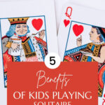 The fourth benefit of kids playing solitaire is being highlighted, which is a favorite of KiddyCharts.com.