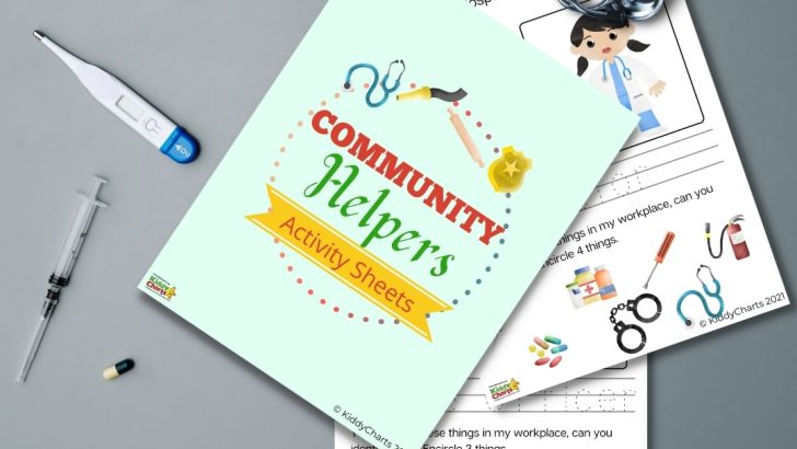 People are identifying and encircling three and four things in a workplace to help sick people in the community.