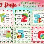 In this image, there is a list of stories about the 12 Days of Christmas, each written by a different author.