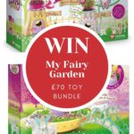 This image is advertising a toy bundle that includes a My Fairy Garden set with 3 magical unicorn figures, which can be used to create a magical unicorn garden.