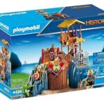 This image is warning of a potential hazard with a Playmobil toy set, containing 161 pieces and the product number 4433.