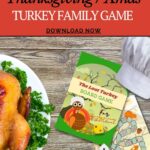 In this image, people are being offered a free download of a Thanksgiving and Christmas themed board game called "The Lost Turkey".