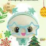 This image is promoting a giveaway for 10 collectable "My Squishy Little Dumplings" from Kiddy Charts.