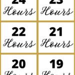 The image is showing a 24-hour clock with each hour labeled with a corresponding number from 1 to 24.
