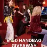 A giveaway is being held by Vendula London for a £150 handbag, with full details available on KiddyCharts.com.