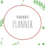 The image is showing a teacher's planner for the year 2022 with the brand KiddyCharts.