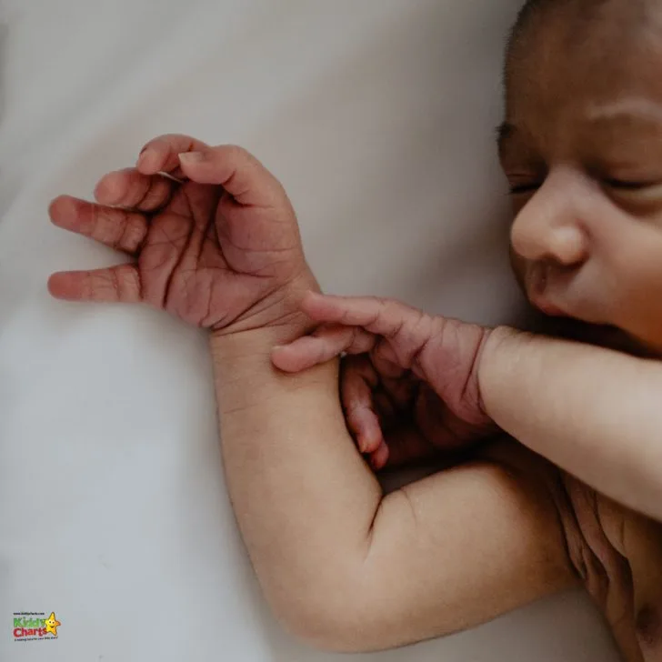 A hand is placed on the face.