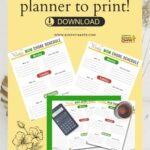 Kiddy Charts is offering a free weekly planner to print, with separate chore schedules for both moms and mums.