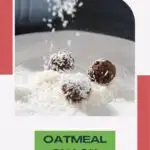A child is making a no-bake oatmeal snack, as demonstrated on the website kiddycharts.com.