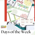 The image is a calendar for the month of February with the days of the week and a link to download a KiddyChi calendar.