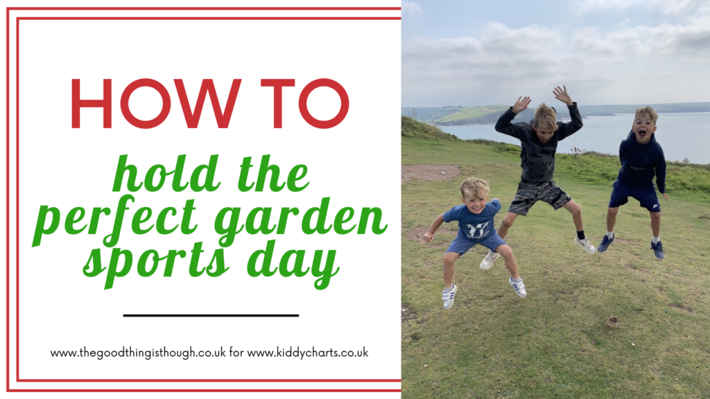How to hold the perfect garden sports day #31daysofactivities