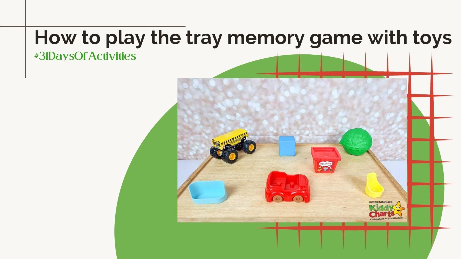 Ideal THE TRAY GAME Family Memory Game 