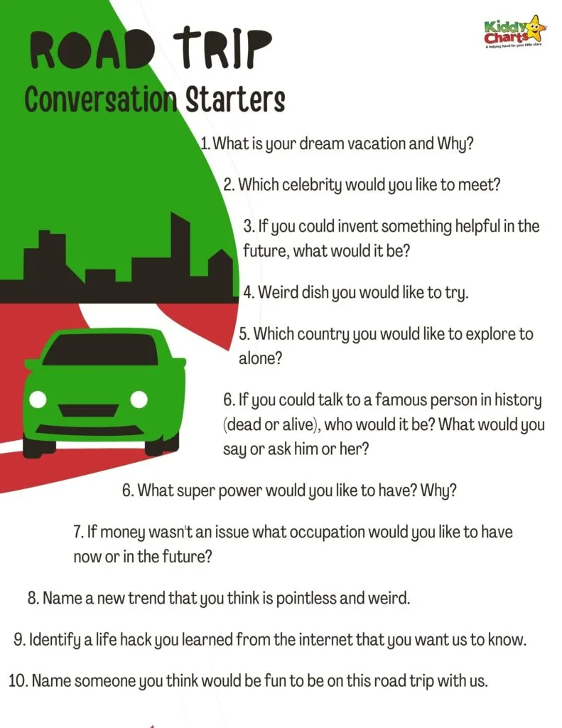 Road trip conversation starters