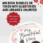 A giveaway is being held where participants can win either a £50 token or two book bundles from Joseph Coelho and Allison Colpoys' My Beautiful Voice.