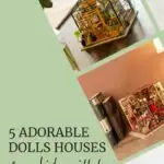 Five adorable dolls houses are featured on the website KiddyCharts.com for children to enjoy.