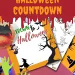 The image is counting down the days until Halloween in 2022, with a link to a website for more information.
