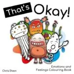 In the image, a person is coloring in a book with the title "Emotions and Chris Dixon Feelings Colouring Book".