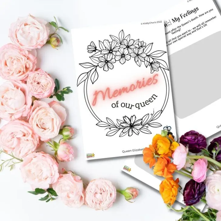 A vibrant bouquet of garden roses, cut flowers, and artificial petals is arranged in a floral design on a greeting card, creating a beautiful Valentine's Day tribute.