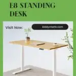 A giveaway is being held to win a FlexiSpot E8 Standing Desk, and can be entered by visiting the website kiddycharts.com.